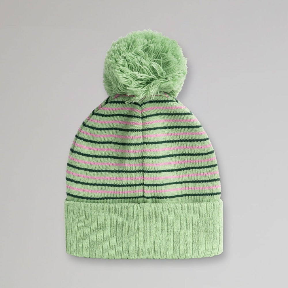 Celtic Junior Striped Pom Pom Beanie
