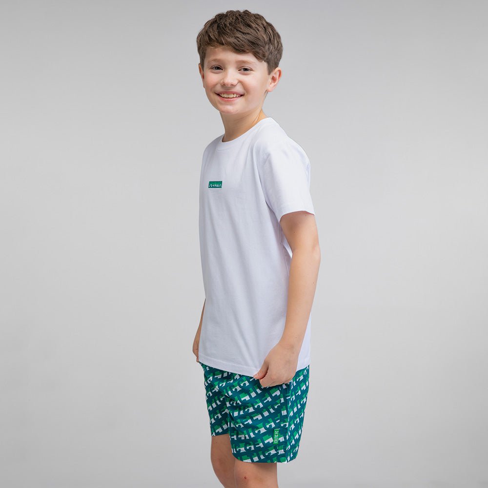Celtic Junior Text White T-Shirt