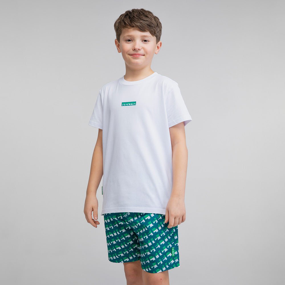 Celtic Junior Text White T-Shirt