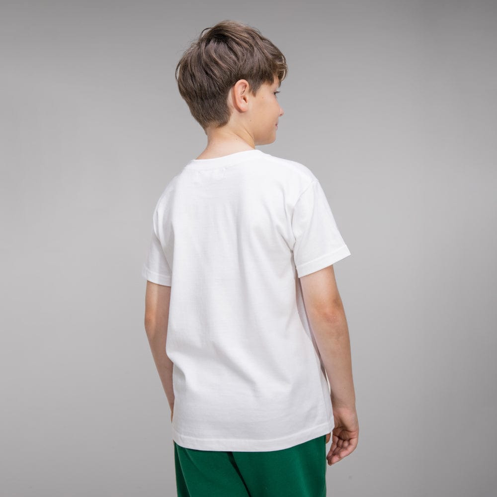 Celtic Junior White Flag T-Shirt