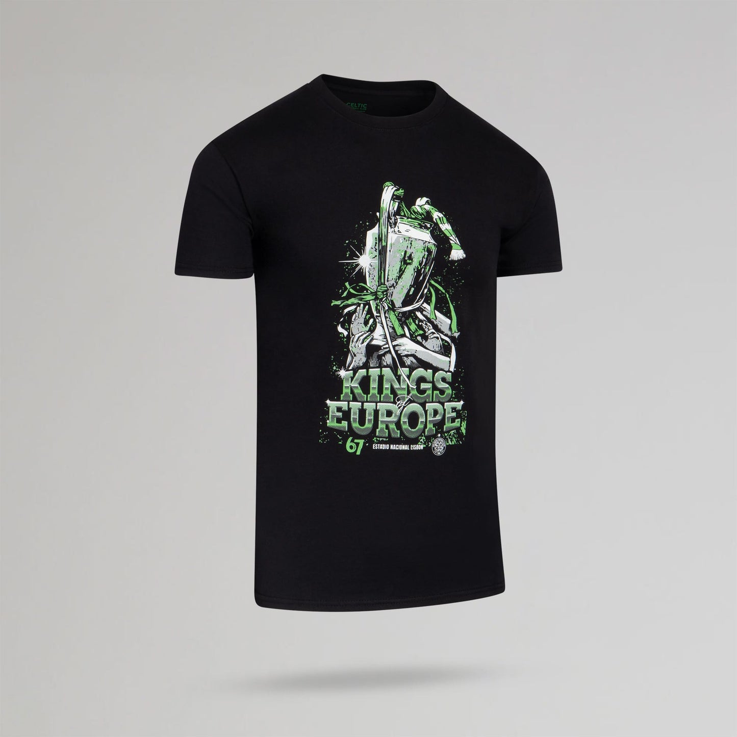 Celtic Lisbon Trophy Black T-Shirt