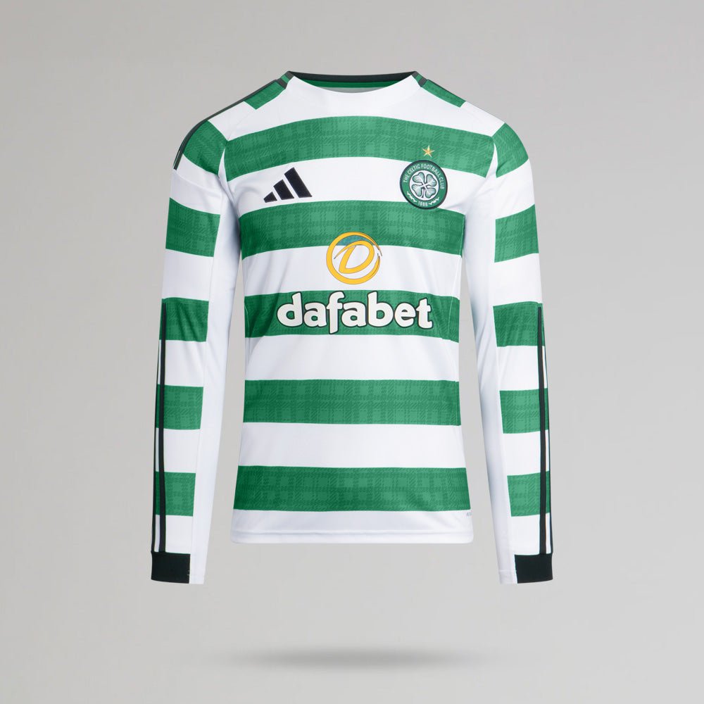 Celtic Men's 2025/26 Home Shirt with Long Sleeves