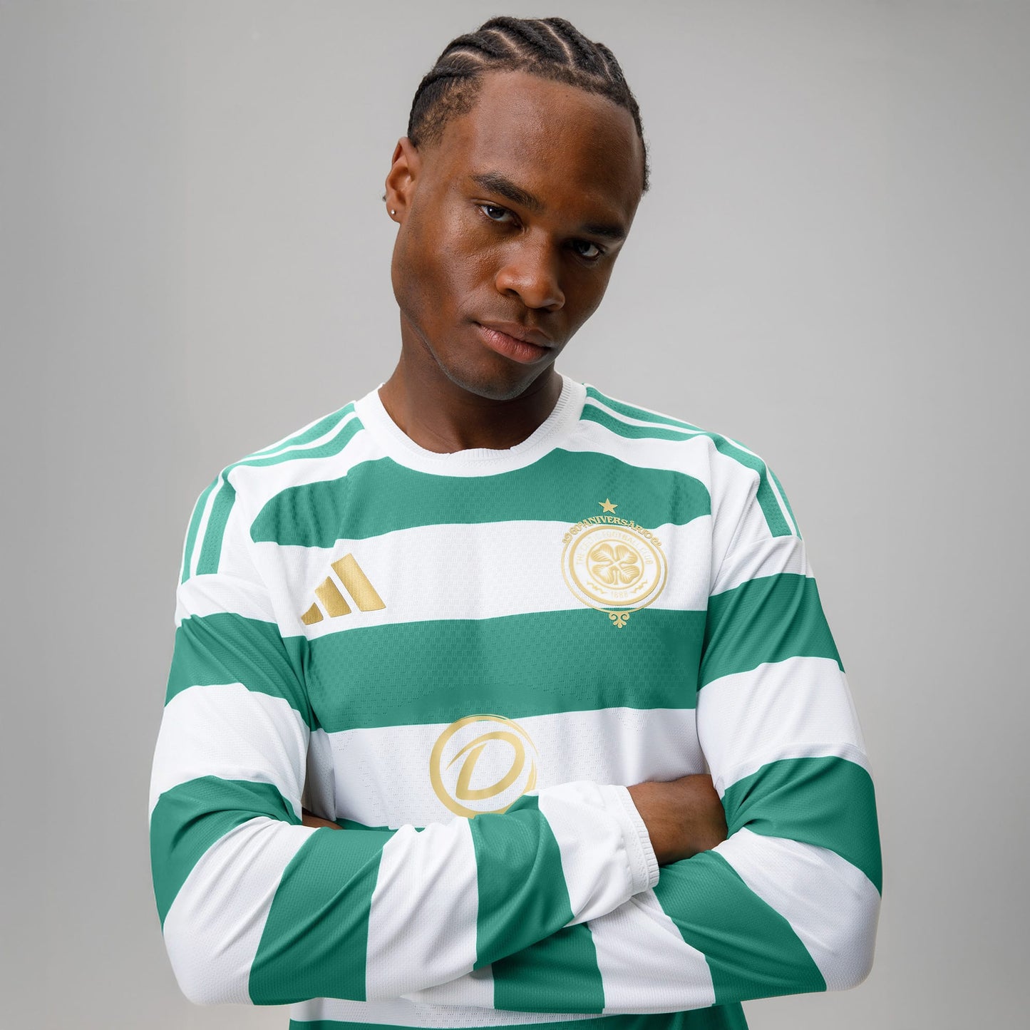 Celtic Men's 2026/27 Authentic Home Shirt with Long Sleeves