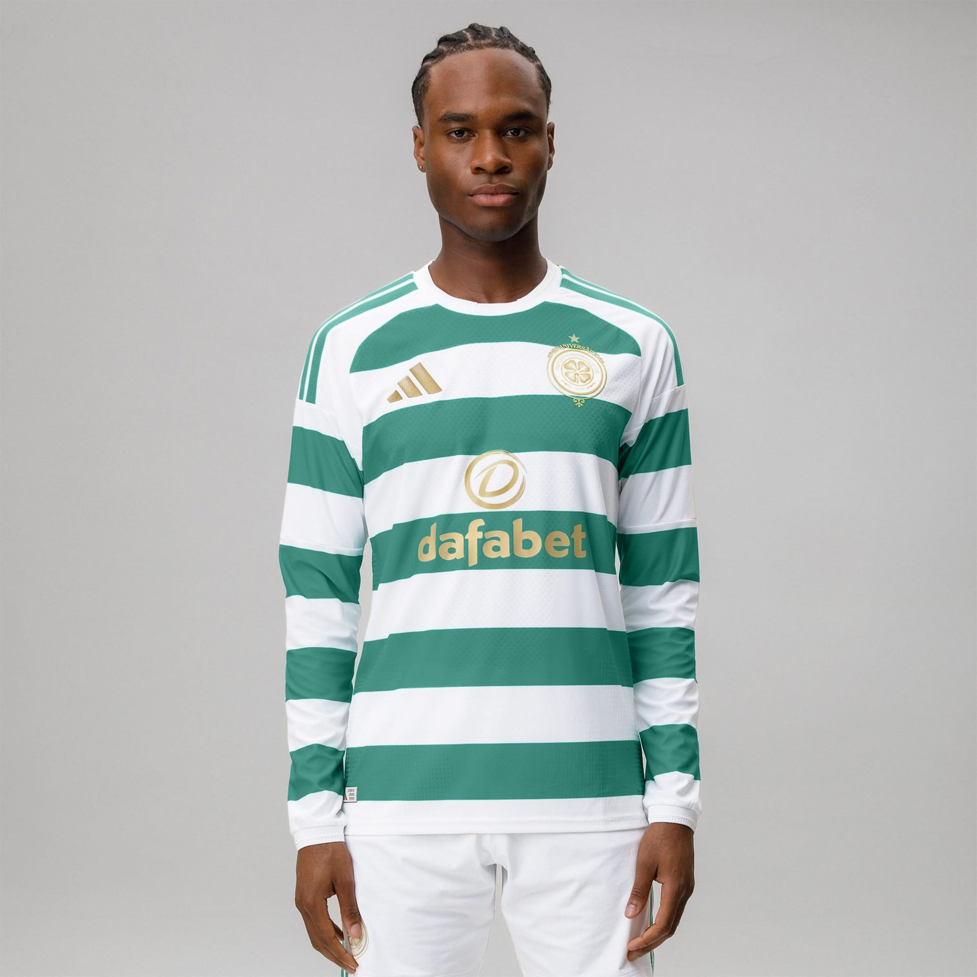 Celtic Men's 2026/27 Authentic Home Shirt with Long Sleeves