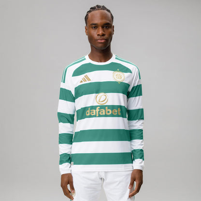 Celtic Men's 2026/27 Authentic Home Shirt with Long Sleeves