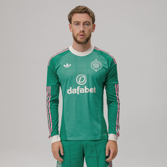 Celtic Men's 2026/27 Goalkeeper Long Sleeve Green Shirt