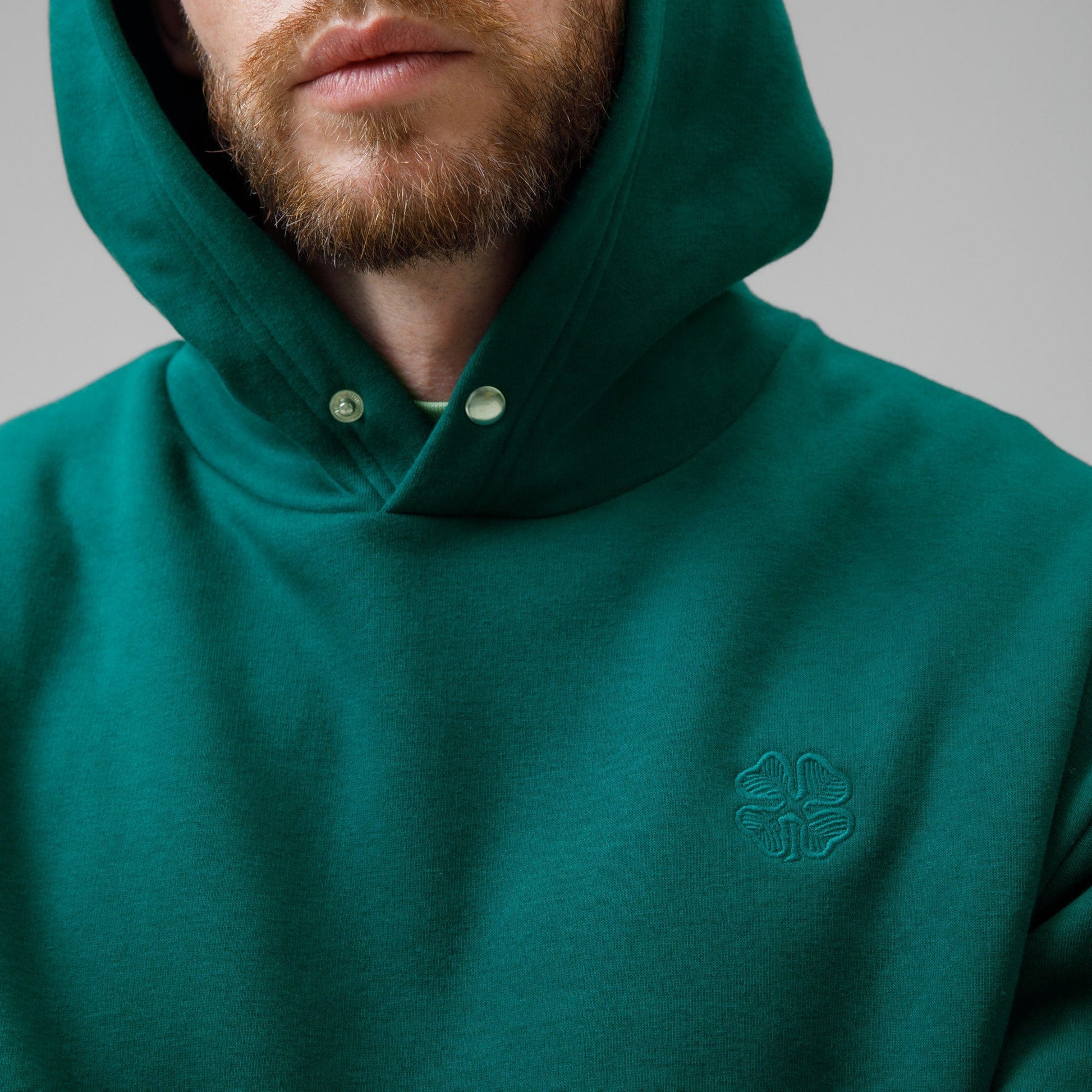 Celtic Men's Back Print Dark Green Hoodie