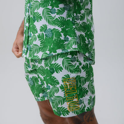 Celtic Men's Clover Hawaiian Green Short