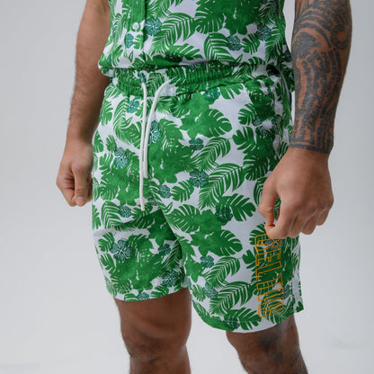 Celtic Men's Clover Hawaiian Green Short