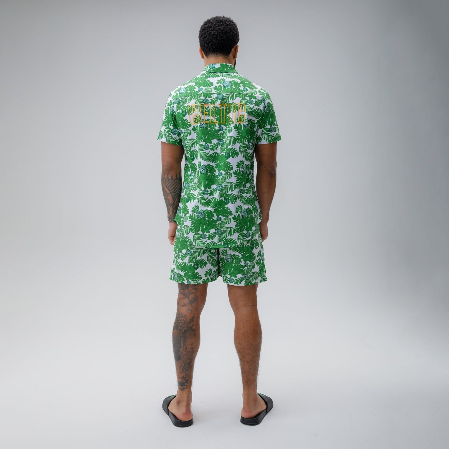 Celtic Men's Clover Hawaiian Green Short