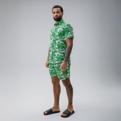 Celtic Men's Clover Hawaiian Green Short