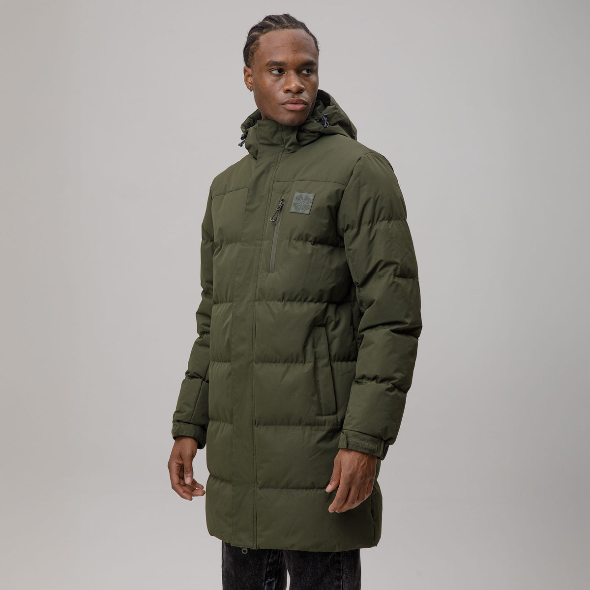 Celtic Men's Long Padded Jacket