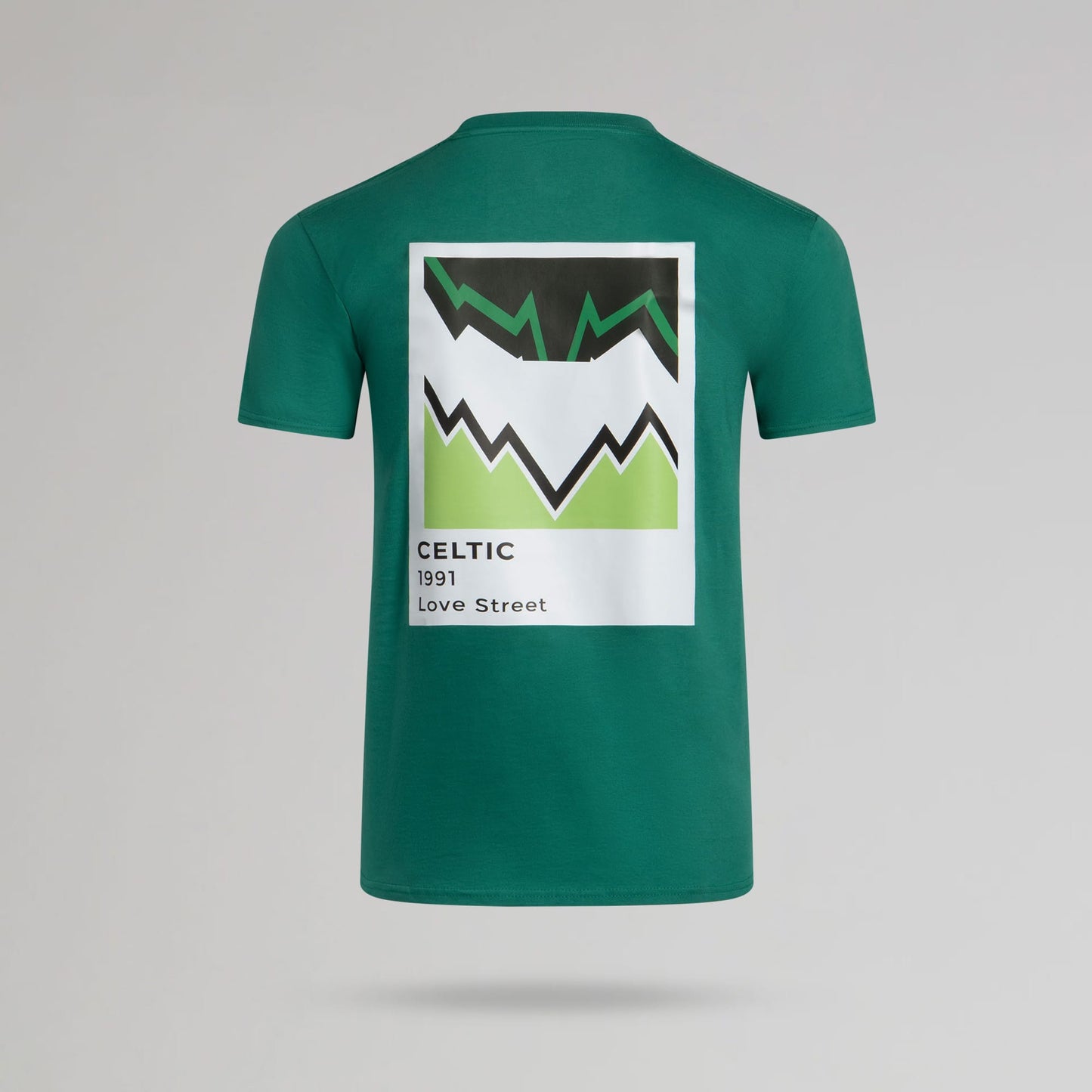 Celtic Men's Pantone Peoples 1991 Back Print Green T-Shirt