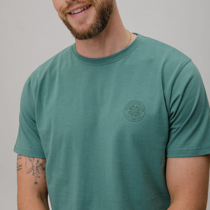 Celtic Men's Striped Green Trouser Pyjamas