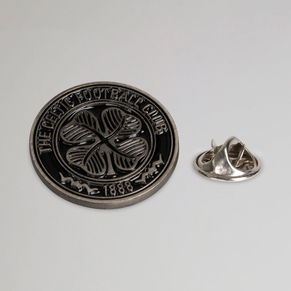 Celtic Nickel Crest Badge