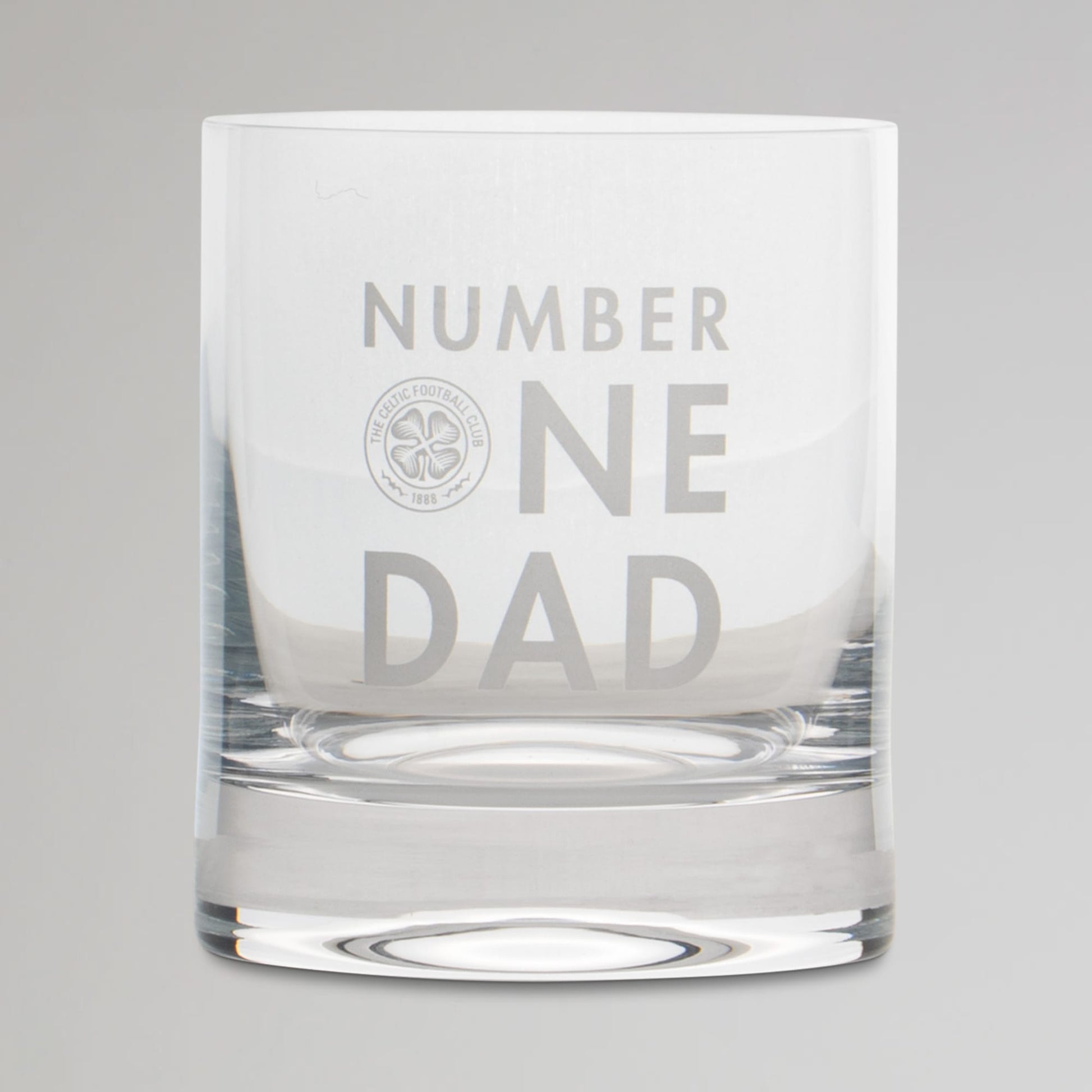 Celtic Number One Dad Glencairn Whisky Glass Set