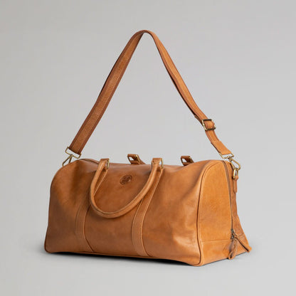 Celtic Premium Brown Leather Holdall