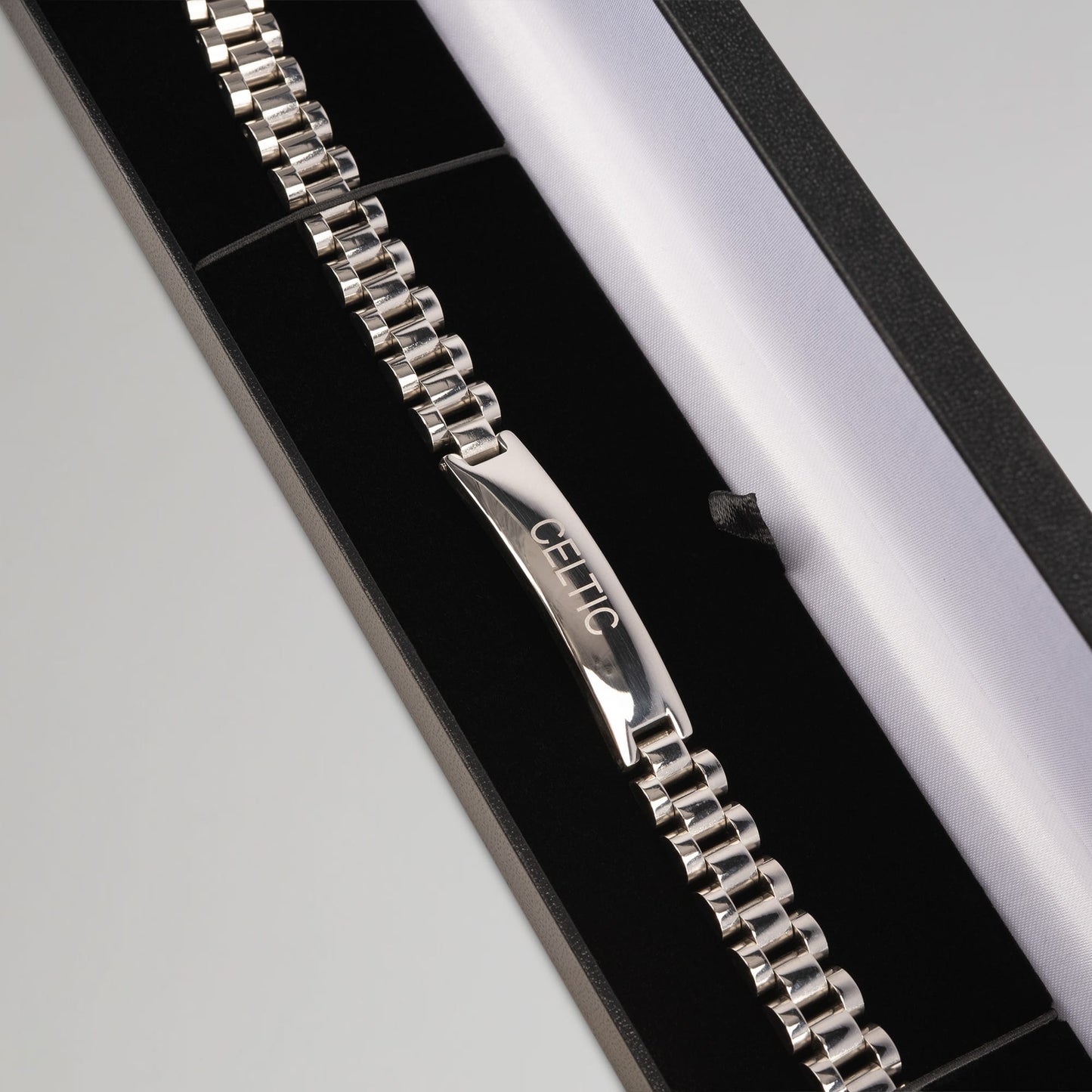Celtic Silver Plated ID Bracelet