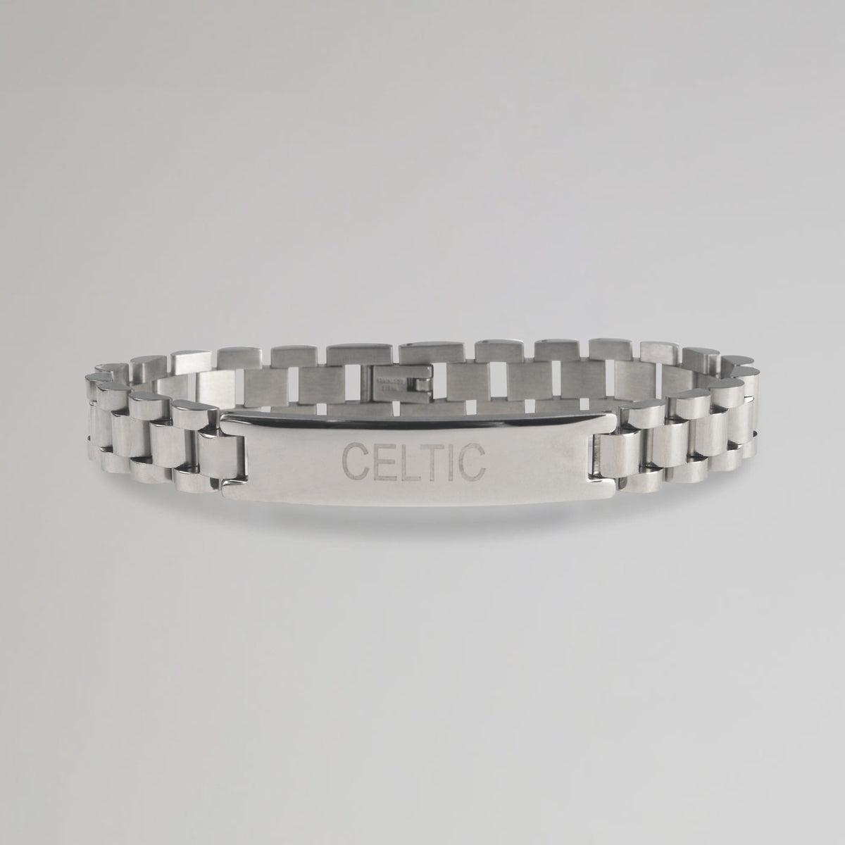 Celtic Silver Plated ID Bracelet