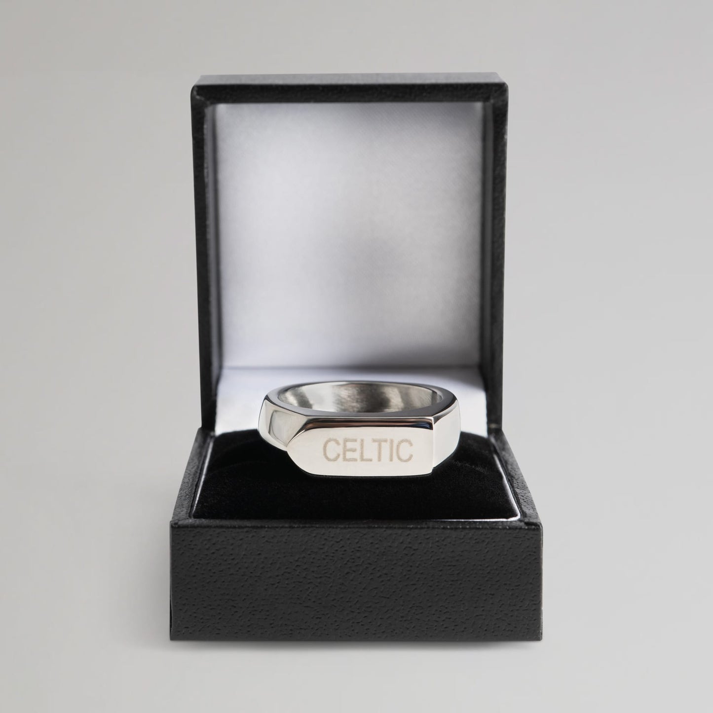 Celtic Silver Plated Signet Ring