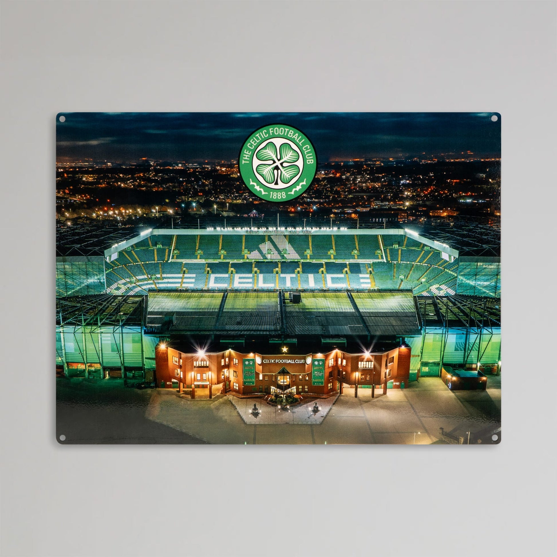 Celtic Stadium Drone Sign