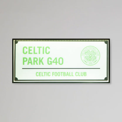 Celtic Street Sign LED Light Box