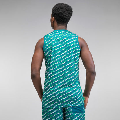 Celtic Text Pattern Vest