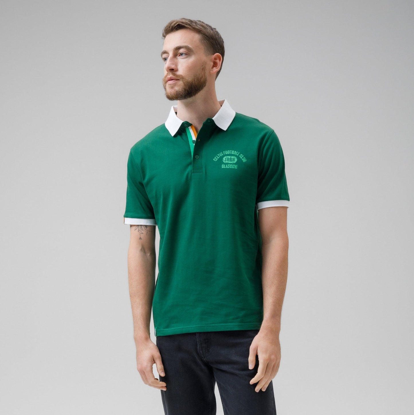 Celtic Tricolour Polo Shirt