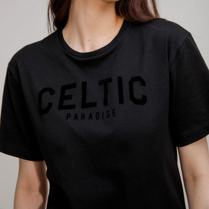 Celtic Women's Black Oversized T-Shirt