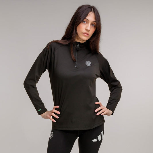 Celtic Women's Black Quarter Zip