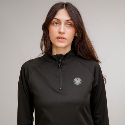 Celtic Women's Black Quarter Zip