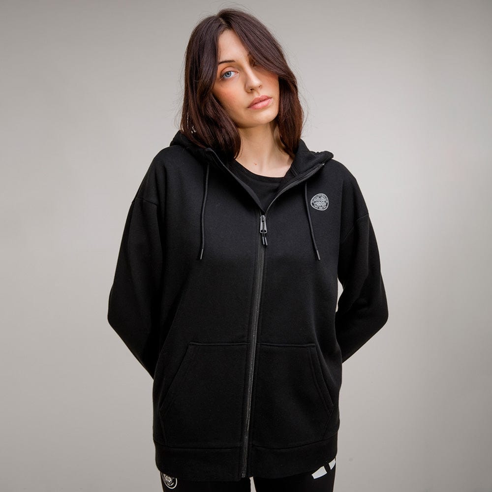 Celtic Women's Black Zip Hoodie
