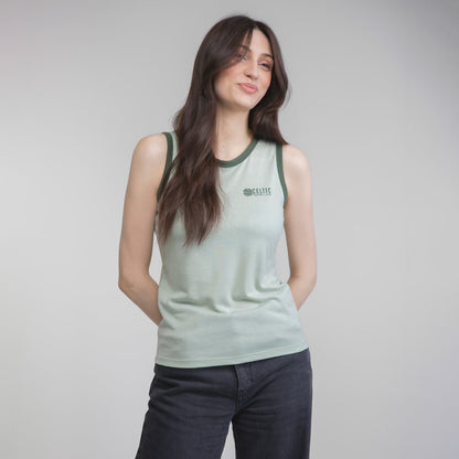 Celtic Women's Clover Contrast Vest