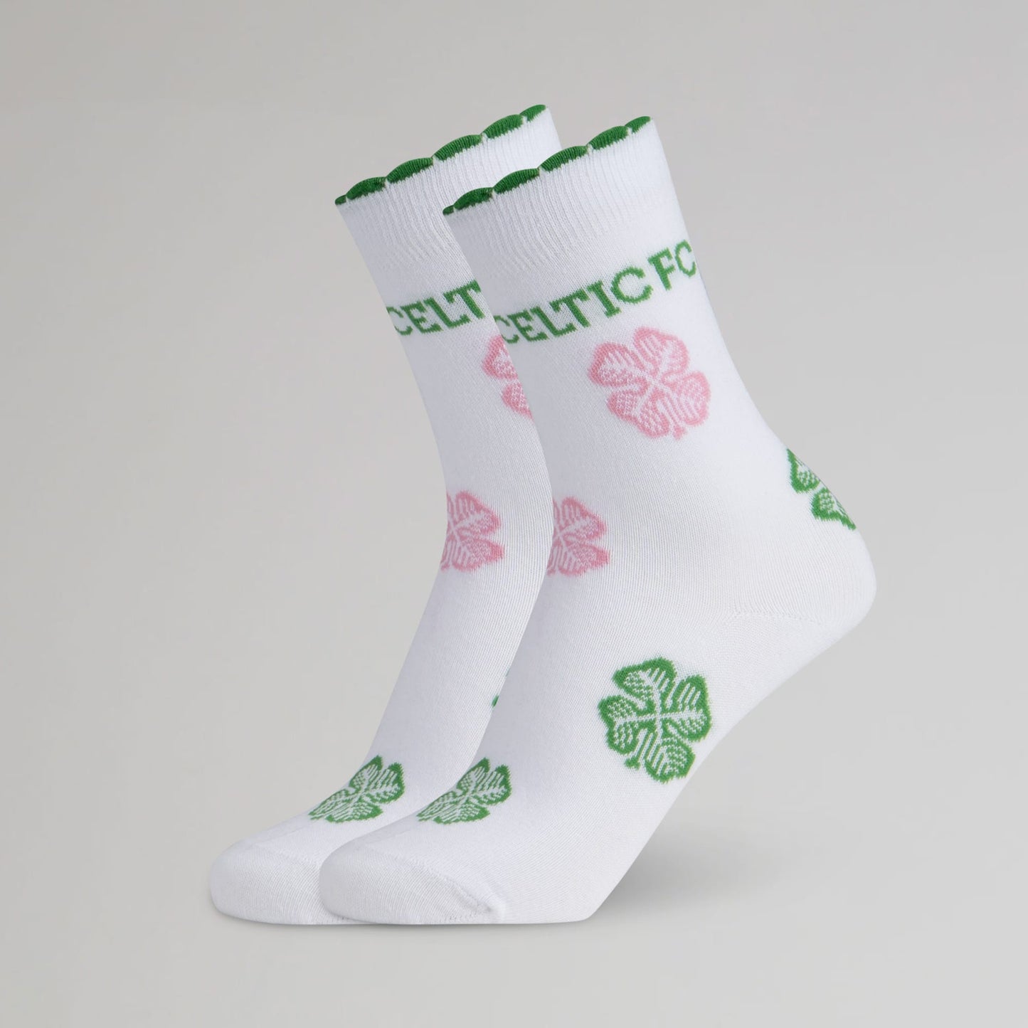 Celtic Women's Clover Print Socks