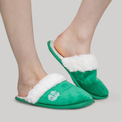 Celtic Women's Green Mule Slipper