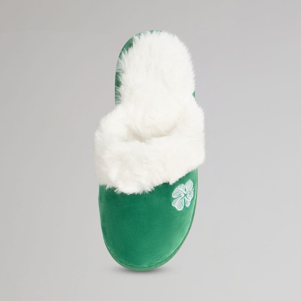 Celtic Women's Green Mule Slipper