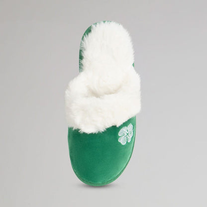 Celtic Women's Green Mule Slipper