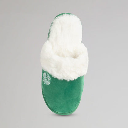 Celtic Women's Green Mule Slipper