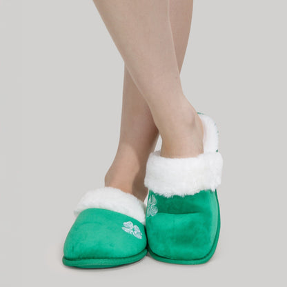 Celtic Women's Green Mule Slipper