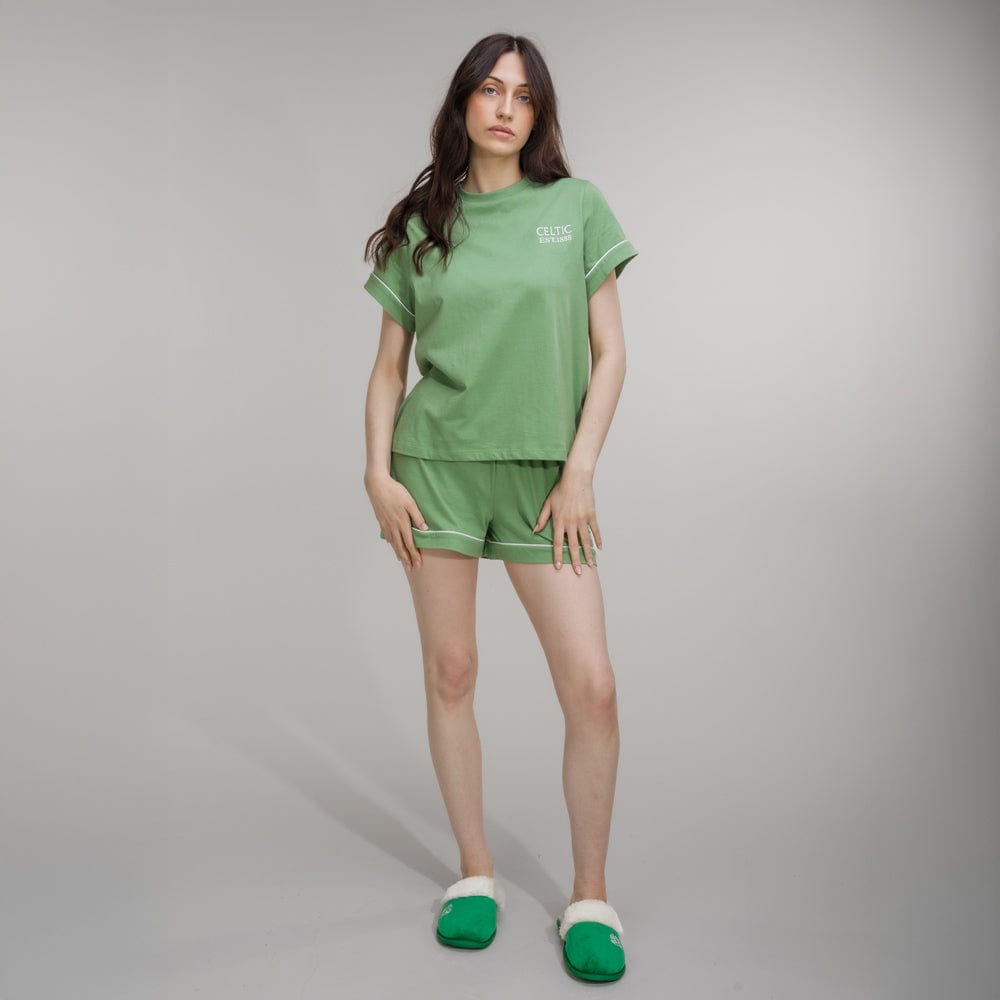 Celtic Women's Green Short Pyjamas