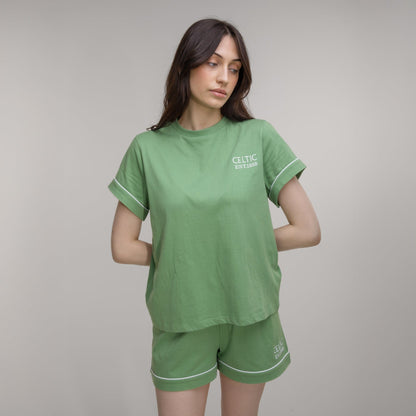 Celtic Women's Green Short Pyjamas