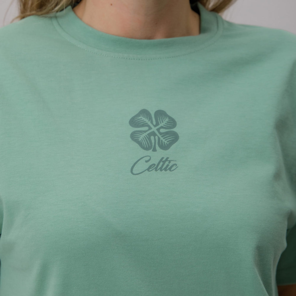 Celtic Women's Light Green Stripe Short Pyjama Set