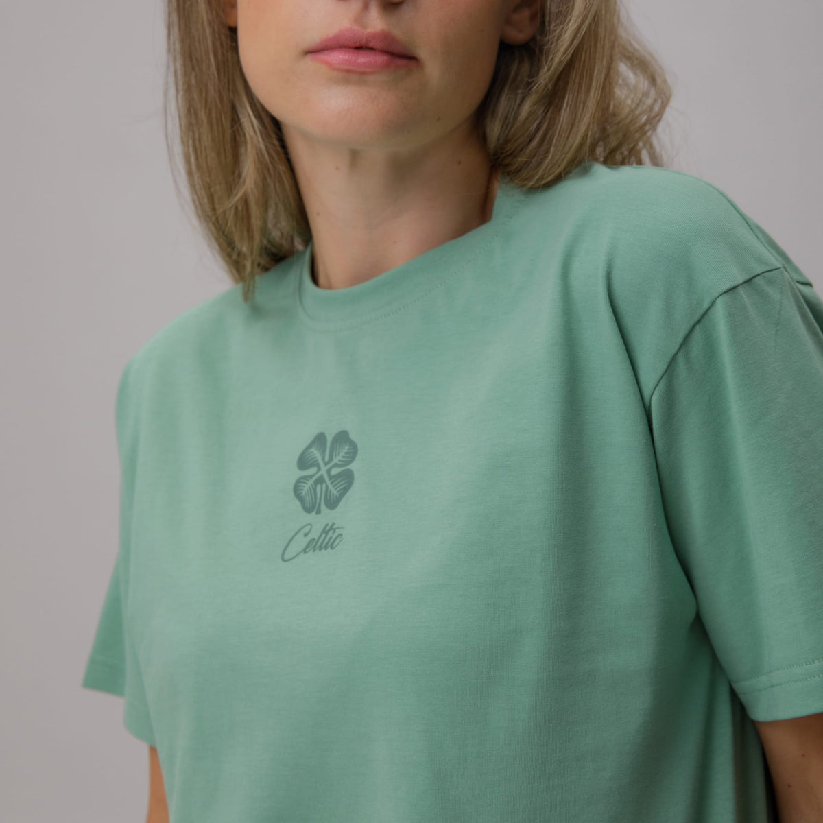 Celtic Women's Light Green Stripe Short Pyjama Set