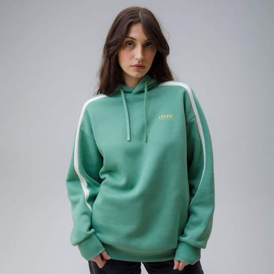 Celtic Women's Paradise Print Green Hoodie