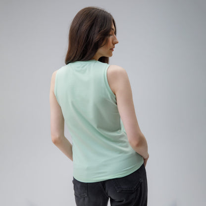 Celtic Women's Print Green Vest