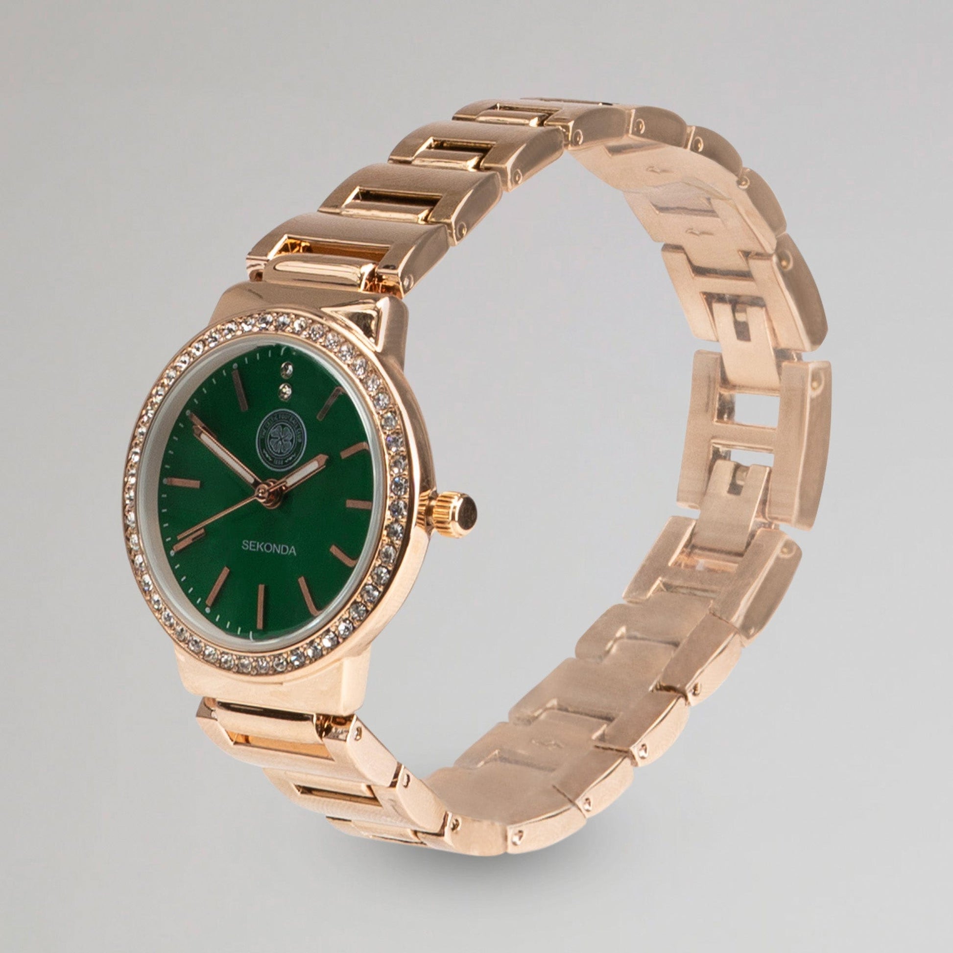 Celtic Women's Rose Gold Bracelet Watch