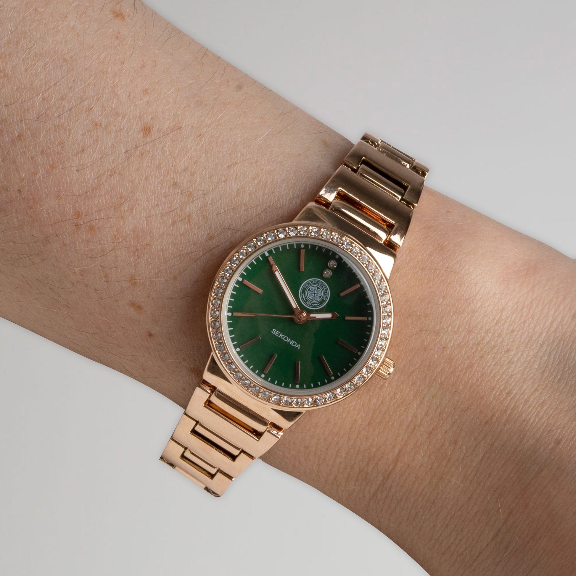 Celtic Women's Rose Gold Bracelet Watch