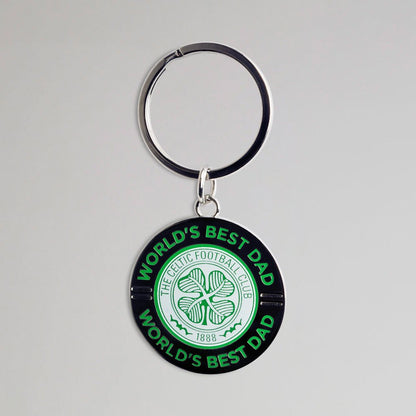 Celtic World's Best Dad Keyring