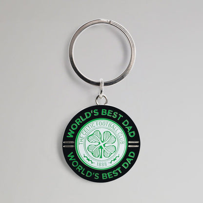 Celtic World's Best Dad Keyring
