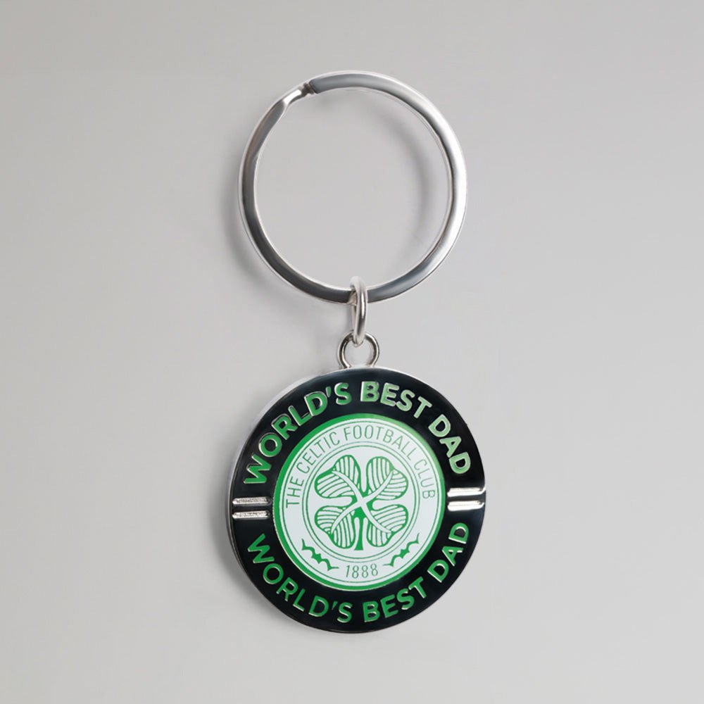 Celtic World's Best Dad Keyring